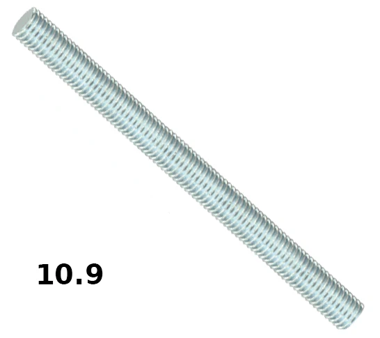 DIN975 Шпилька стальна з різьбою 10,9